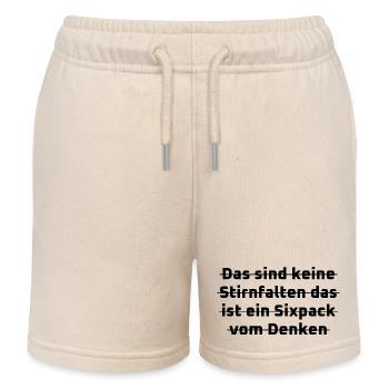 witzige sprüche - Kinder Organic Joggingshorts Mini Bolter von Stanley/Stella - Natur - Vorne