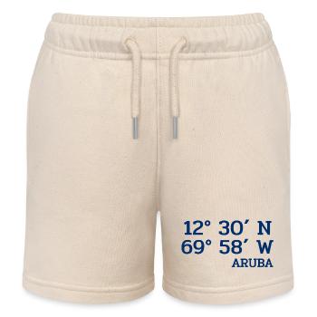 Aruba Coordinaters - Koordinaten - Karibik - Kinder Organic Joggingshorts Mini Bolter von Stanley/Stella - Natur - Vorne