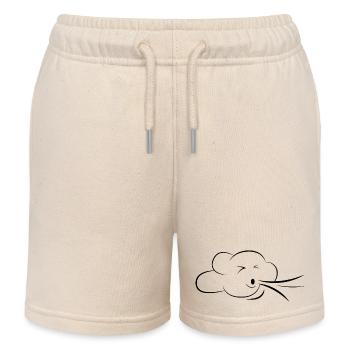 nuage respiration respiration relax nuage méditation icône - Short de jogging enfant bio Stanley/Stella - écru doux - Devant