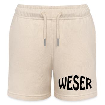WESER - Kinder Organic Joggingshorts Mini Bolter von Stanley/Stella - Natur - Vorne