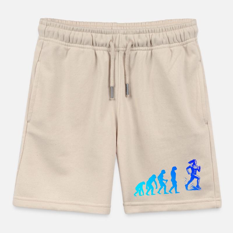Direct Running Statement Kids Organic Sweat Shorts by Stanley/Stella