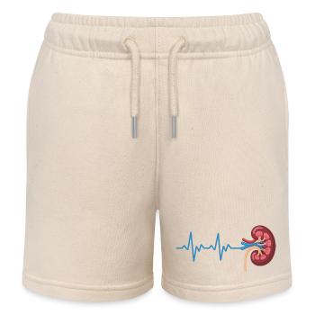 Nierenrhythmus Grafik - Kinder Organic Joggingshorts Mini Bolter von Stanley/Stella - Natur - Vorne