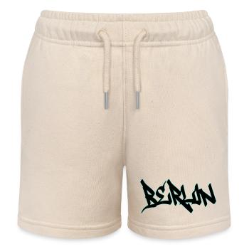 Berlin Grafitti - Kinder Organic Joggingshorts Mini Bolter von Stanley/Stella - Natur - Vorne