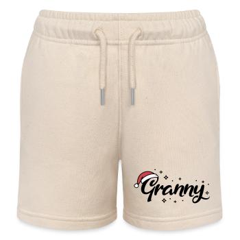 Weihnachtsmütze Granny Oma - Kinder Organic Joggingshorts Mini Bolter von Stanley/Stella - Natur - Vorne