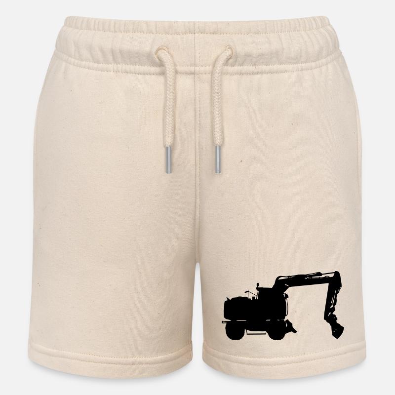 Pelles - Short de jogging enfant bio Stanley/Stella - écru doux