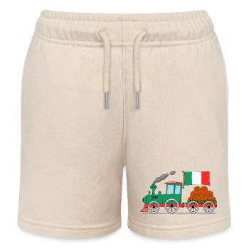 Italie Drapeau Basket-ball Chemin de fer - Short de jogging enfant bio Stanley/Stella - écru doux - Devant