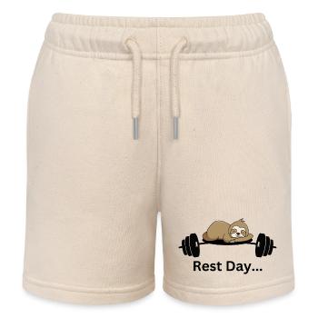 Rest Day - Kinder Organic Joggingshorts Mini Bolter von Stanley/Stella - Natur - Vorne