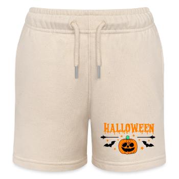 Halloween - Short de jogging enfant bio Stanley/Stella - écru doux - Devant