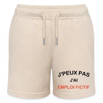 Ich kann nicht, ich habe einen fiktiven Job - Kinder Organic Joggingshorts Mini Bolter von Stanley/Stella - Natur - Vorne