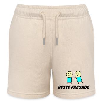 beste freunde 1 - Kinder Organic Joggingshorts Mini Bolter von Stanley/Stella - Natur - Vorne