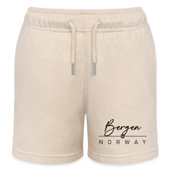 Norvège - Bergen - Norvège - Norvège - Short de jogging enfant bio Stanley/Stella - écru doux - Devant