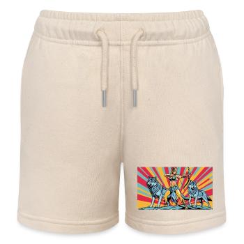 nVx Artemis 1 - Kinder Organic Joggingshorts Mini Bolter von Stanley/Stella - Natur - Vorne