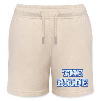 The bride chinoiserie bleu - Short de jogging enfant bio Stanley/Stella - écru doux - Devant