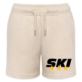 ski - Short de jogging enfant bio Stanley/Stella - écru doux - Devant