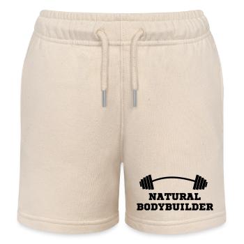 Fitnessstudio - Kinder Organic Joggingshorts Mini Bolter von Stanley/Stella - Natur - Vorne