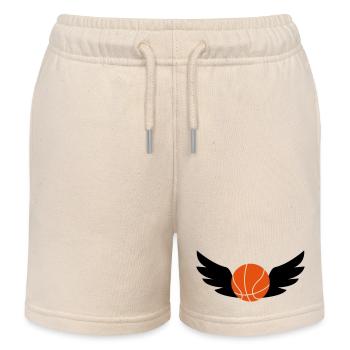 Basketball - Basket Ball - Game - Sport - Player - Kinder Organic Joggingshorts Mini Bolter von Stanley/Stella - Natur - Vorne