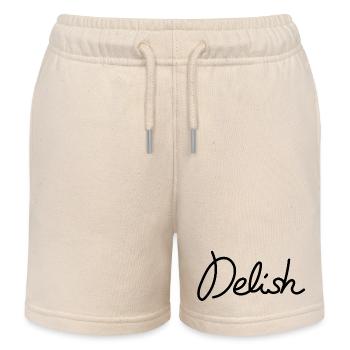 Delish – Stilvolles Foodie-Statement - Kinder Organic Joggingshorts Mini Bolter von Stanley/Stella - Natur - Vorne