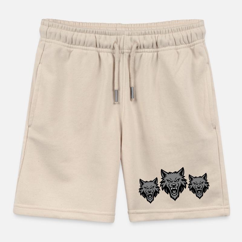 Wolf Team Pack Kids Organic Sweat Shorts by Stanley/Stella