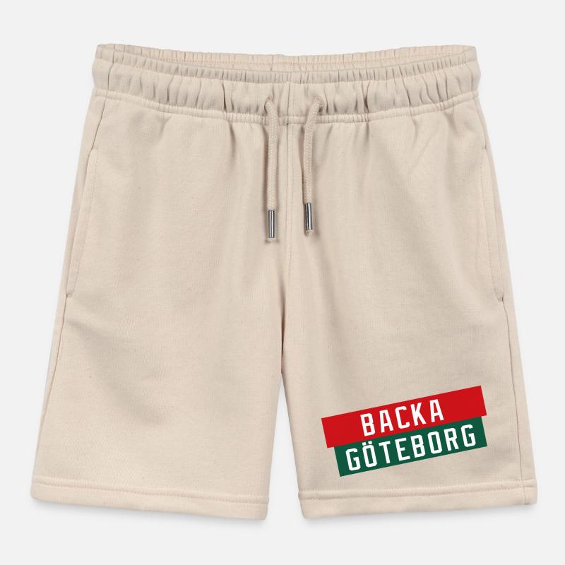 Backa Göteborg Diagonaltext Short de jogging enfant bio Stanley/Stella