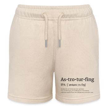 Astroturfing - Kinder Organic Joggingshorts Mini Bolter von Stanley/Stella - Natur - Vorne