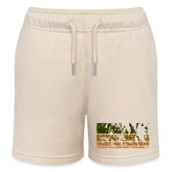 HIntergrund - Vintage Khaki - Kinder Organic Joggingshorts Mini Bolter von Stanley/Stella - Natur - Vorne