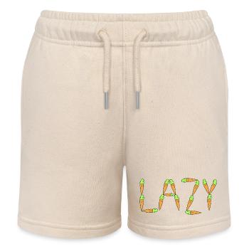 Carrot lazy - Kids Organic Sweat Shorts by Stanley/Stella - soft Ecru - Front