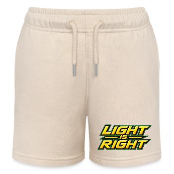Light is right - Kids Organic Sweat Shorts by Stanley/Stella - soft Ecru - Front