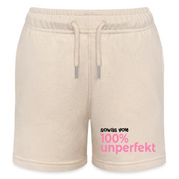 Hundert Prozent Unperfekt - Kinder Organic Joggingshorts Mini Bolter von Stanley/Stella - Natur - Vorne