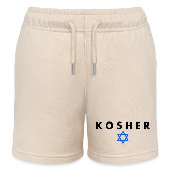Kosher - Short de jogging enfant bio Stanley/Stella - écru doux - Devant