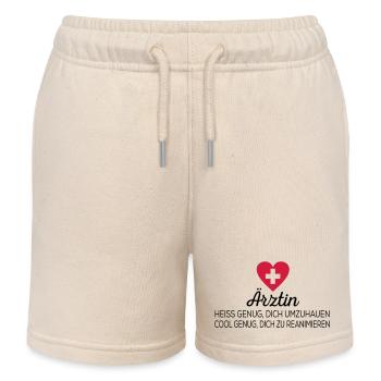 Doctor - Kids Organic Sweat Shorts by Stanley/Stella - soft Ecru - Front