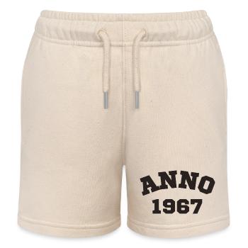 Anno 1967 Geburtstag Geburtsjahr - Kinder Organic Joggingshorts Mini Bolter von Stanley/Stella - Natur - Vorne
