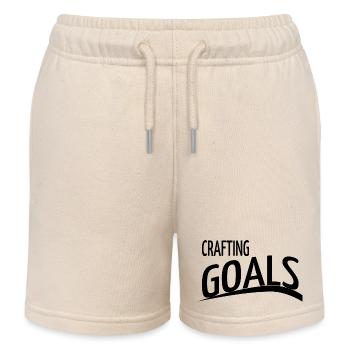 Déclaration des ligues de soccer de la communauté créative - Short de jogging enfant bio Stanley/Stella - écru doux - Devant