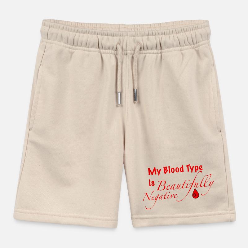 Blutgruppe B- Kinder Organic Joggingshorts Mini Bolter von Stanley/Stella