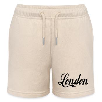 london - Kids Organic Sweat Shorts by Stanley/Stella - soft Ecru - Front