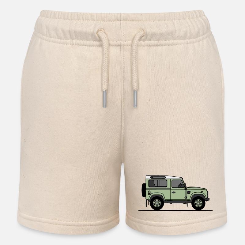Défenseur 90 - Short de jogging enfant bio Stanley/Stella - écru doux