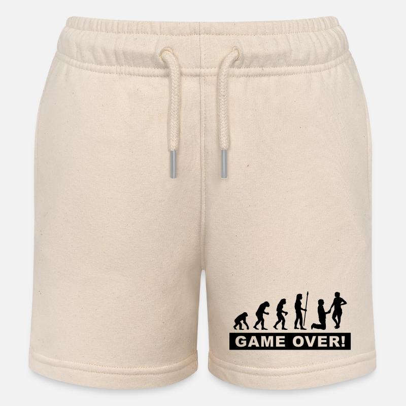 evolution_wedding - Kinder Organic Joggingshorts Mini Bolter von Stanley/Stella - Natur