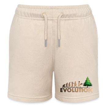Kettensägen Evolution Farbe - Kinder Organic Joggingshorts Mini Bolter von Stanley/Stella - Natur - Vorne