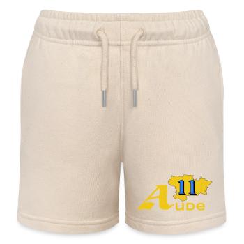 Aude - Kinder Organic Joggingshorts Mini Bolter von Stanley/Stella - Natur - Vorne