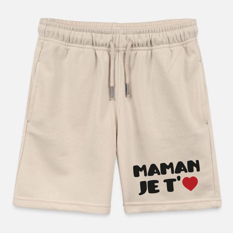 Mama Ich liebe dich – Muttertag Kinder Organic Joggingshorts Mini Bolter von Stanley/Stella