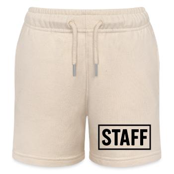 Chemise minimaliste STAFF – Club & Équipe d’événements - Short de jogging enfant bio Stanley/Stella - écru doux - Devant