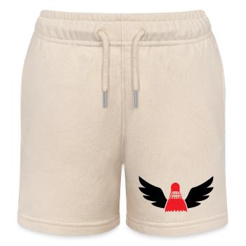 Badminton - Short de jogging enfant bio Stanley/Stella - écru doux - Devant