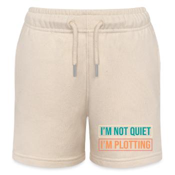Anxiété Anxieuse Anxieuse Introvertie effrayée - Short de jogging enfant bio Stanley/Stella - écru doux - Devant