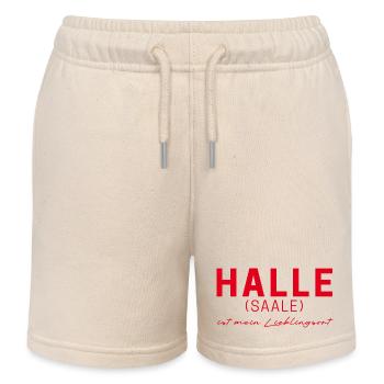 Halle (Saale) T-Shirt – Für Fans & Heimatliebe - Kinder Organic Joggingshorts Mini Bolter von Stanley/Stella - Natur - Vorne