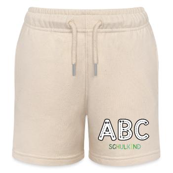 ABC Écolier - Short de jogging enfant bio Stanley/Stella - écru doux - Devant