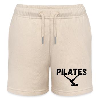 Femme Pilates - Short de jogging enfant bio Stanley/Stella - écru doux - Devant