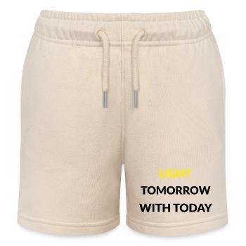 Light Tomorrow with Today - Kinder Organic Joggingshorts Mini Bolter von Stanley/Stella - Natur - Vorne