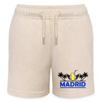 Madrid 2 - Short de jogging enfant bio Stanley/Stella - écru doux - Devant