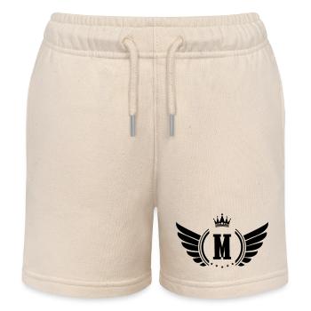 wappen m - Kinder Organic Joggingshorts Mini Bolter von Stanley/Stella - Natur - Vorne