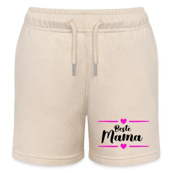 Best Mom - Kids Organic Sweat Shorts by Stanley/Stella - soft Ecru - Front