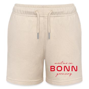 T-shirt Bonn – Parfait pour les fans et les amoureux - Short de jogging enfant bio Stanley/Stella - écru doux - Devant